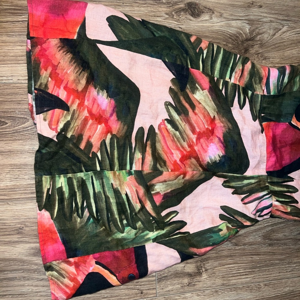 FARM Rio Colorful Puff Sleeve Mini Dress - Picture 6 of 8